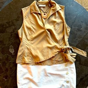Kate Hill Wrap Top - Size 14P